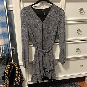 Estate Black and White Polka Dot Dress